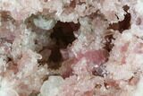 Sparkly, Pink Amethyst Geode Half - Argentina #170165-1